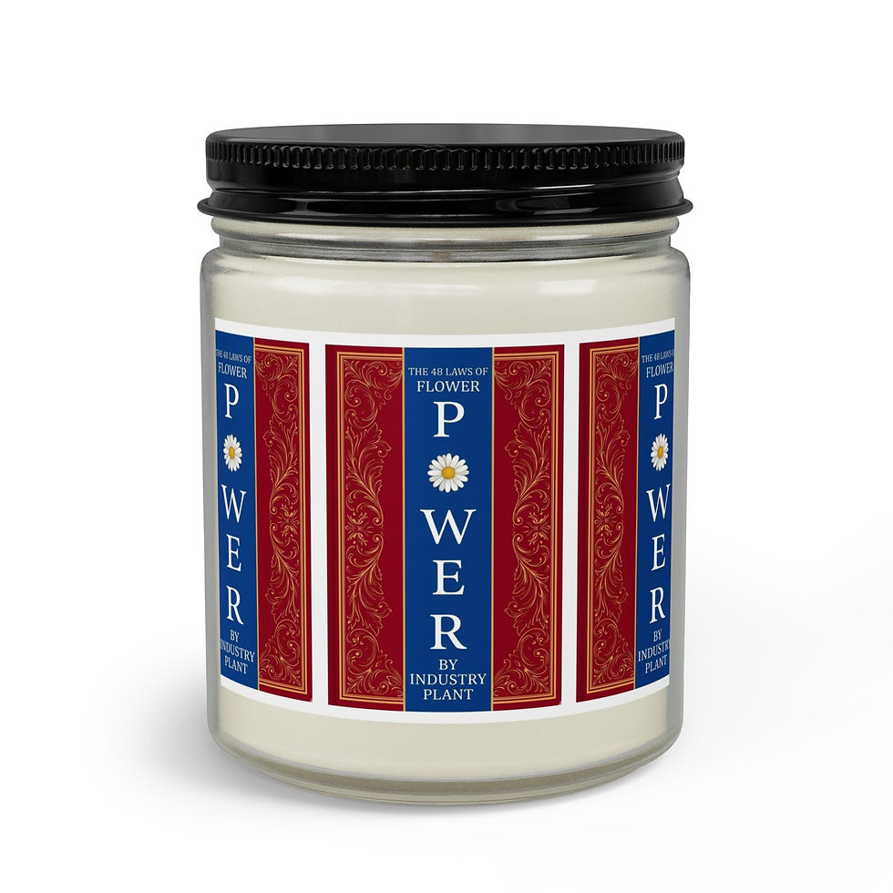 Thumbnail: 48 LAWS of FLOWER POWER Scented Candle Set by Industry Plant