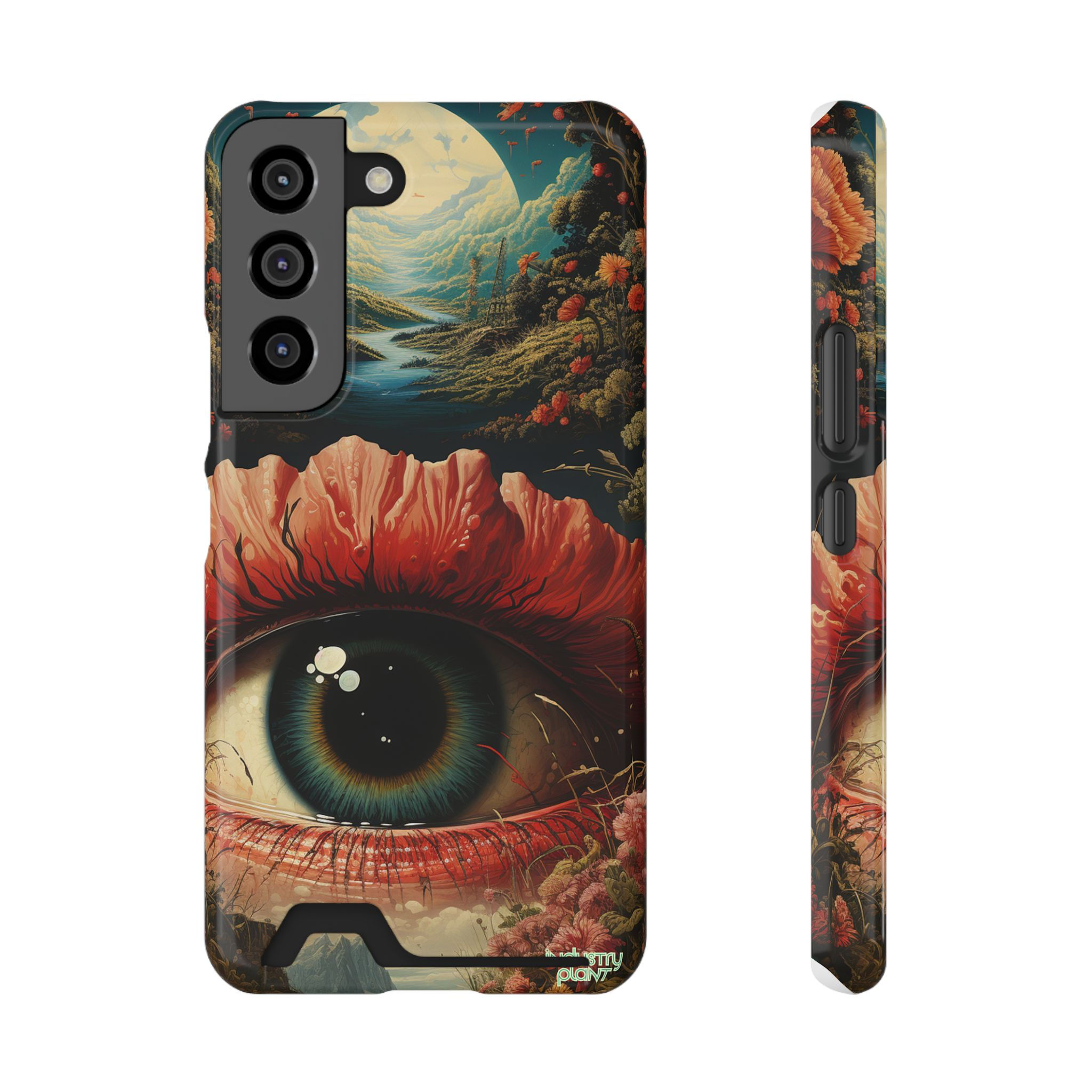 Eye Bloom Here... Phone Case w/ Card Holder by INDUSTRY PLANT @AutoPaybump
