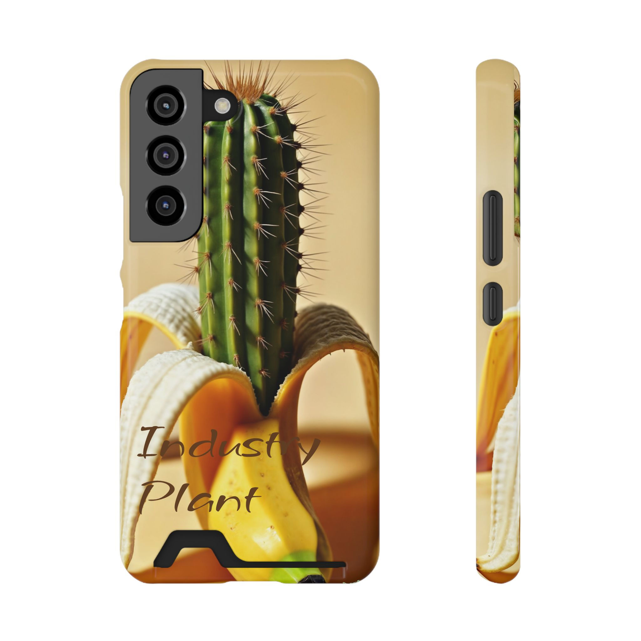 PEEL MY PRICKLED PECKER Phone Case w/ Card Holder by INDUSTRY PLANT @AutoPaybump