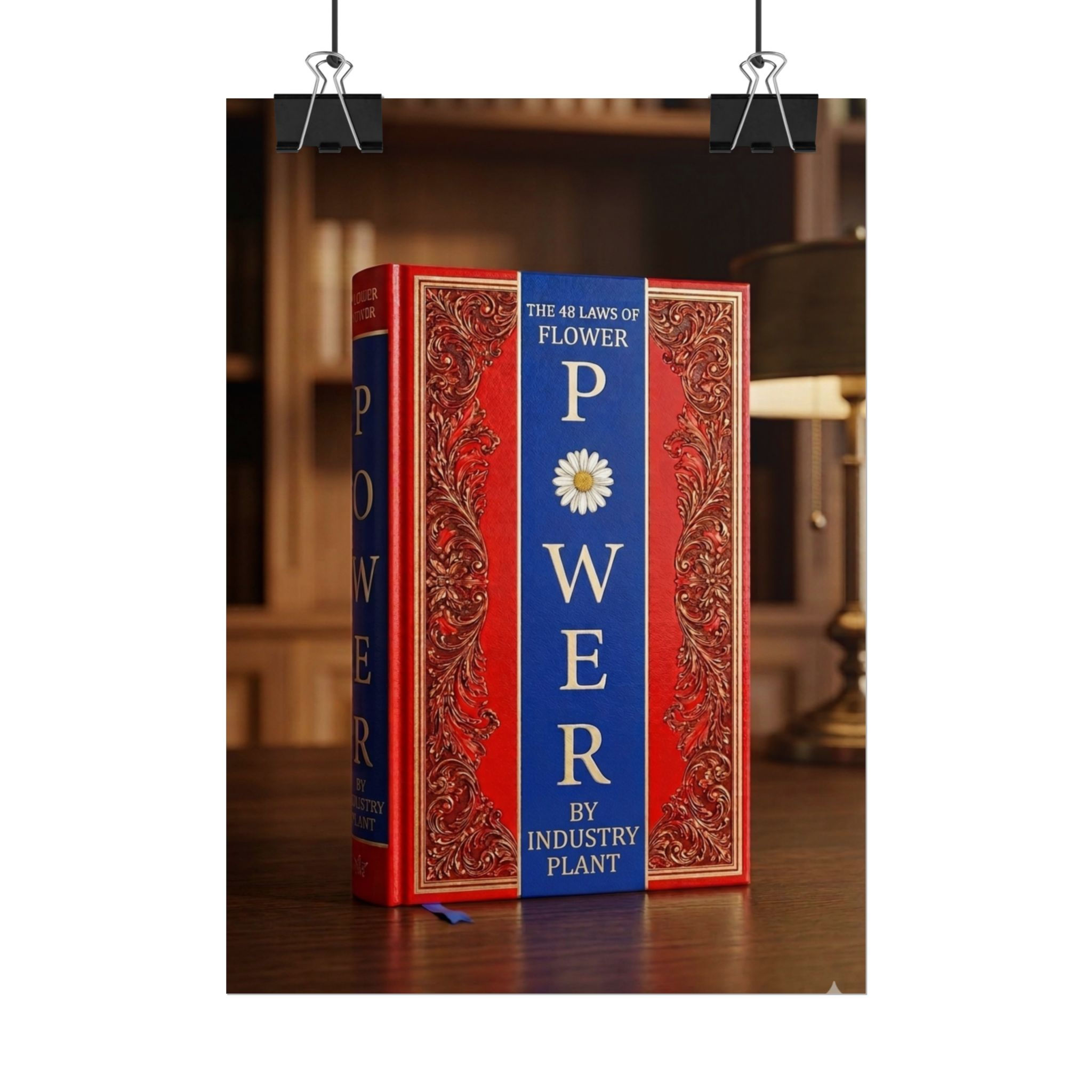 48 LAWS OF FLOWER POWER Floral Fine Art Poster by INDUSTRY PLANT @AutoPaybump