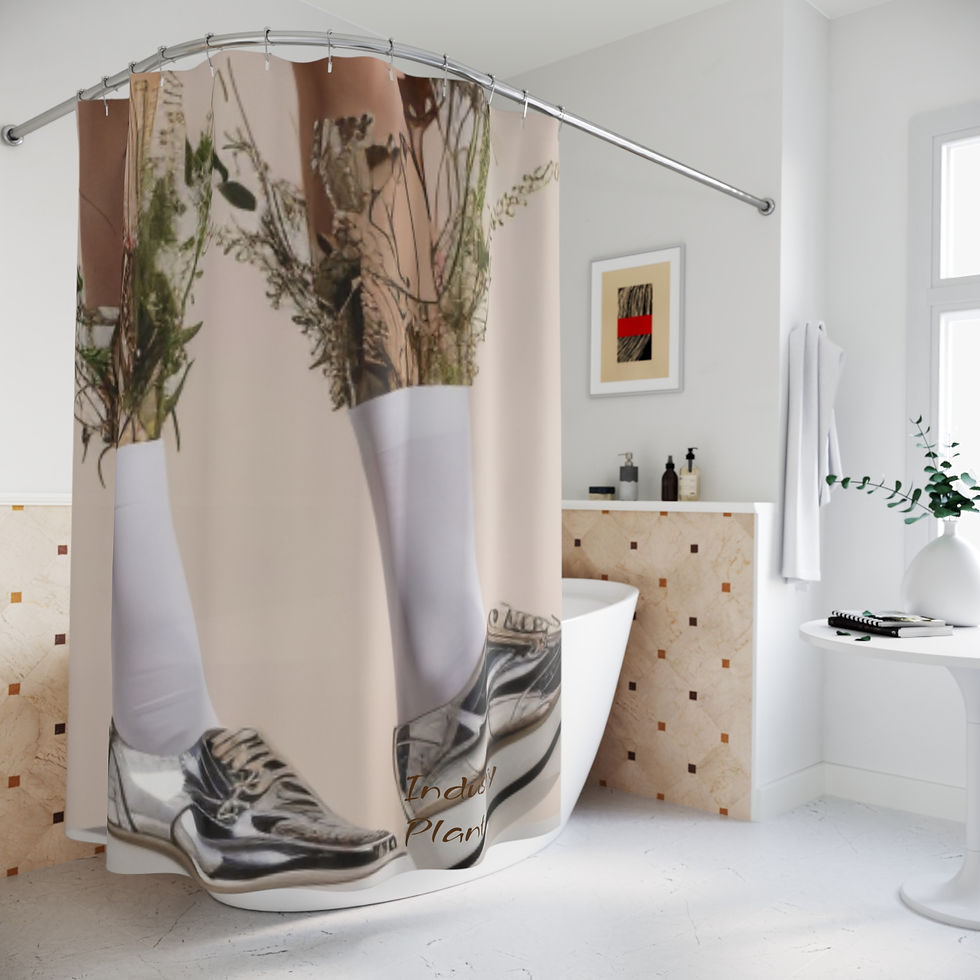 Thumbnail: ALWAYS RUNNING ON PLANT POWER Shower Curtain by Industry Plant @AutoPaybump