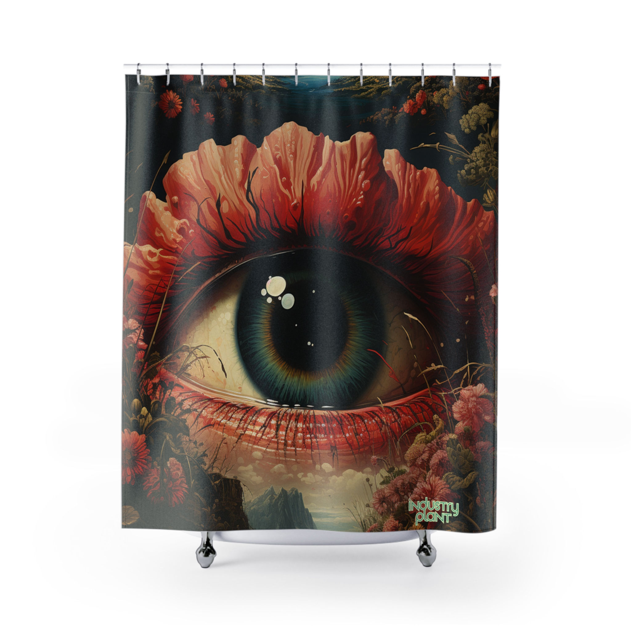 Eye Bloom Here... Shower Curtain by Industry Plant @AutoPaybump