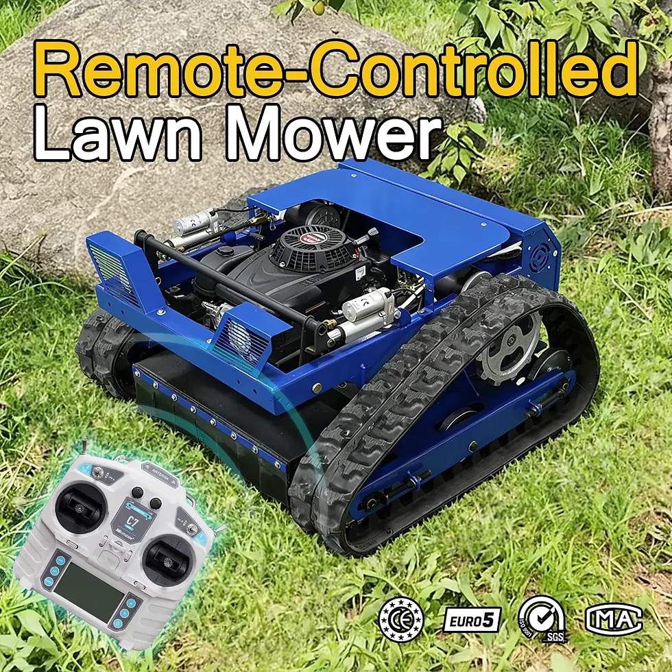 Thumbnail: Mini Self-Propelled Precision Cutting Smooth Lawn Mower for Backyard Grass Care