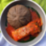 Black Amala + Ewedu & Stew