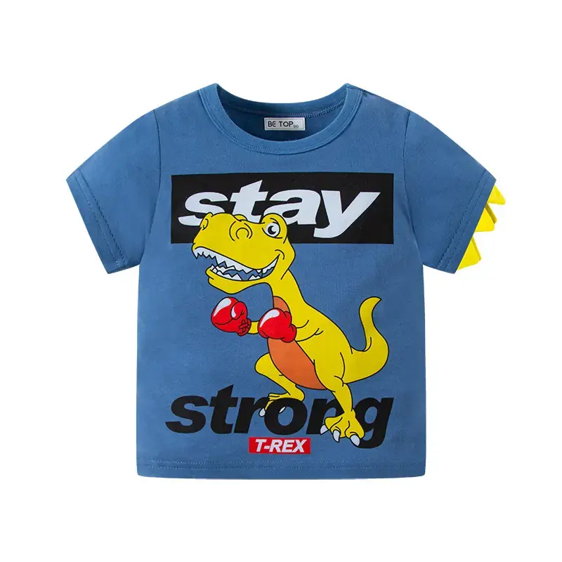 children's boxing dino t-shirt