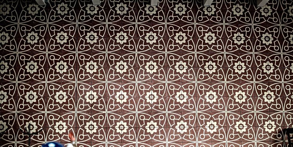 Tiles with ornaments