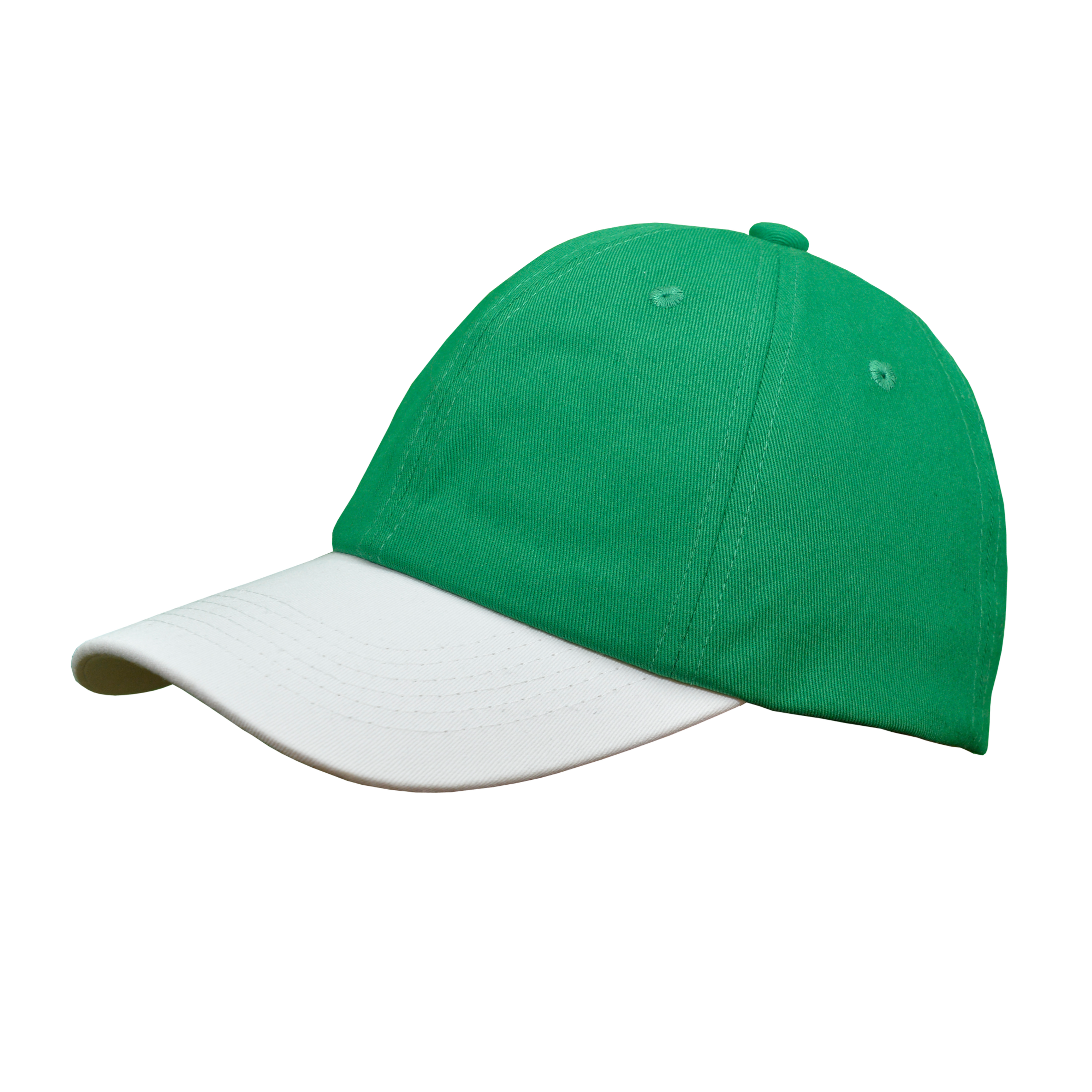 Green & White Baseball Cap