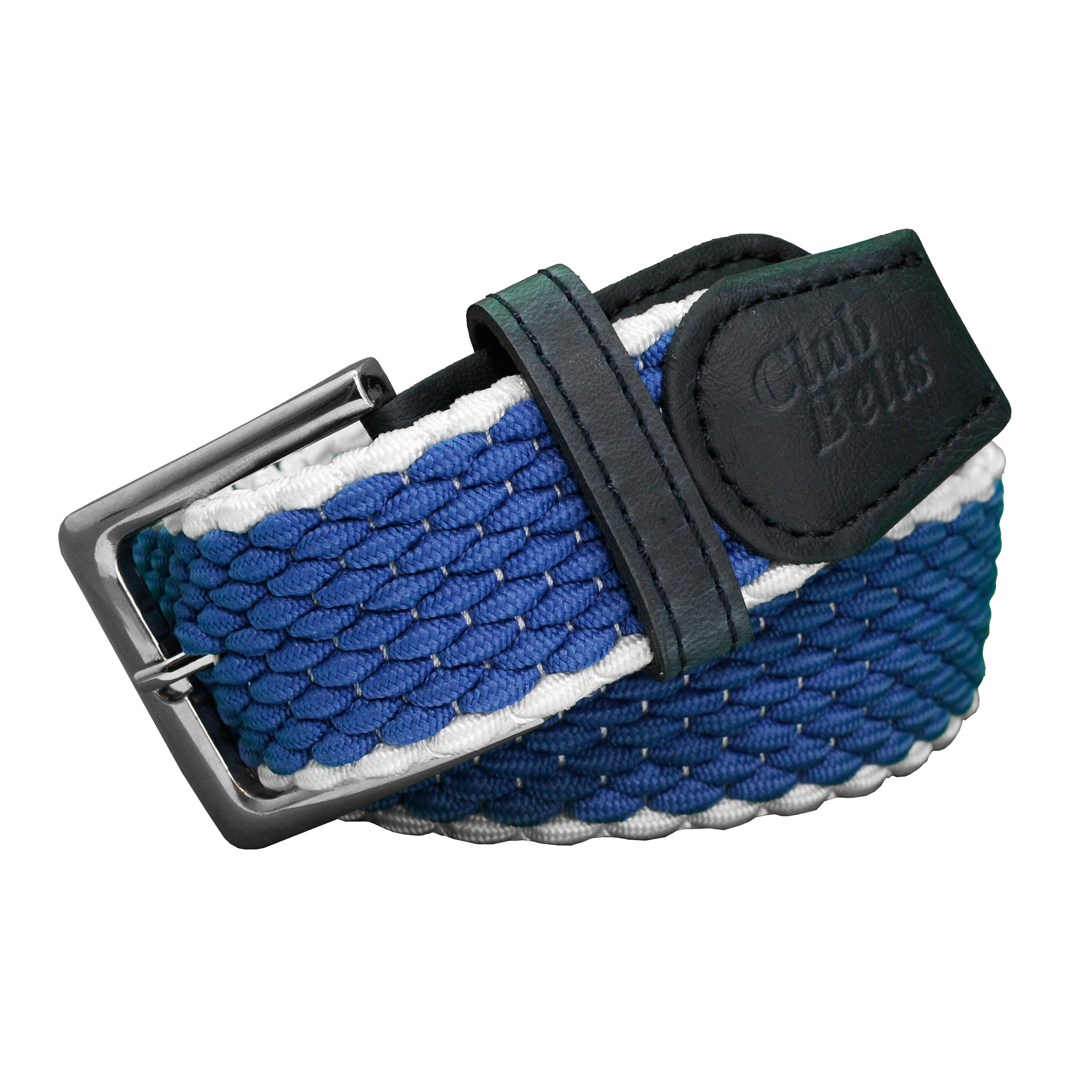 Blue with White Trim Regular Belt