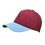 Thumbnail: Claret & Light Blue Baseball Cap