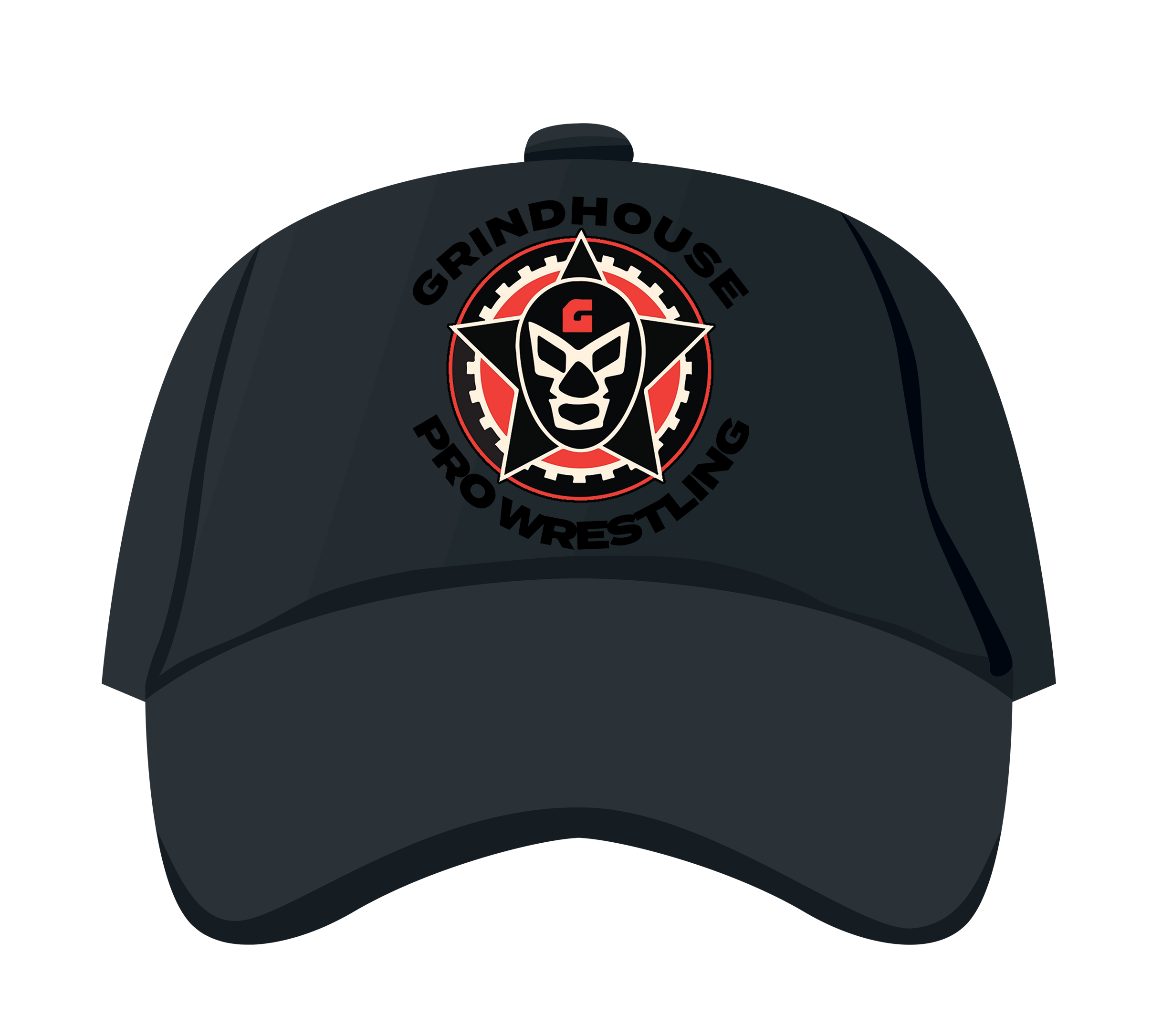 Grindhouse Pro Wrestling (w/mask) Logo Hat