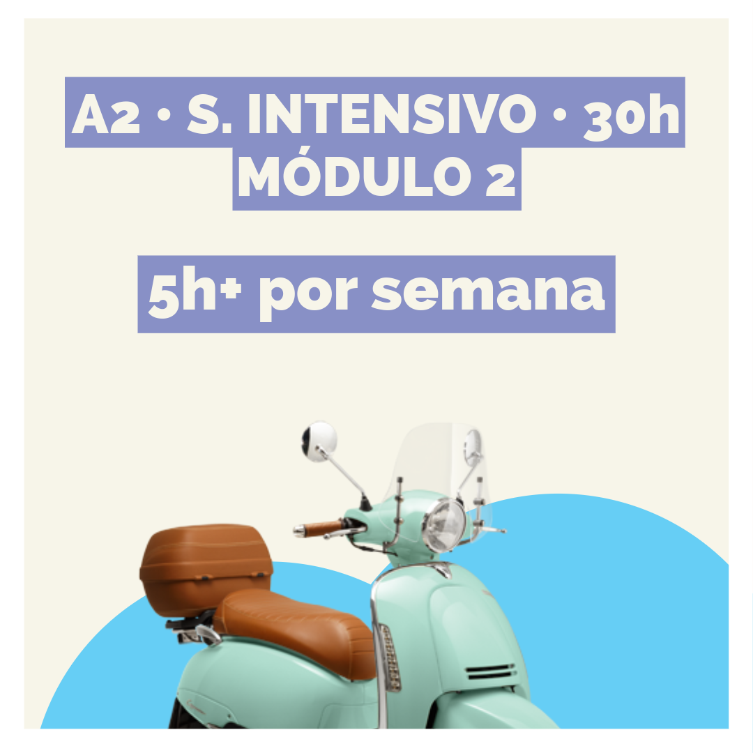 CP - Curso A2 - Presencial S. Intensivo - Módulo 2 (30 horas)