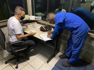Dirigente acompanham eleição no Sindicato dos Borracheiros