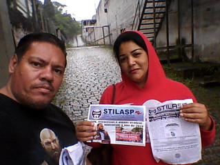Informativo e jornal são entregues nas empresas Saborina e Gláucia Massas