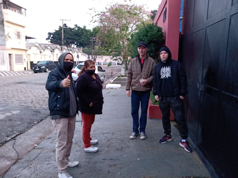 Dirigentes visitam trabalhadores da Massas Livenza