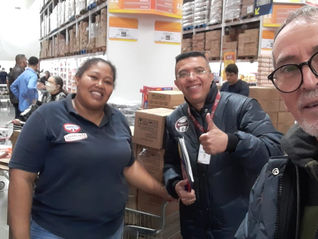 Dirigentes visitam promotores 
