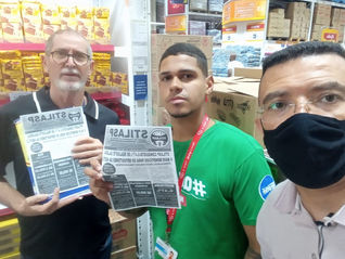 Assaí Atacadista | Promotores recebem visita do STILASP