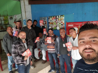 Rogério Marcio | Trabalhadores recebem visita do STILASP