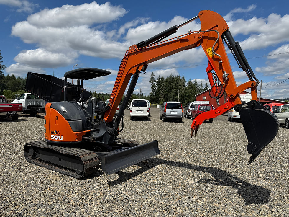 Thumbnail: 2020 Hitachi ZX50 Excavator - 11K LB - Super Clean - Hydraulic Thumb