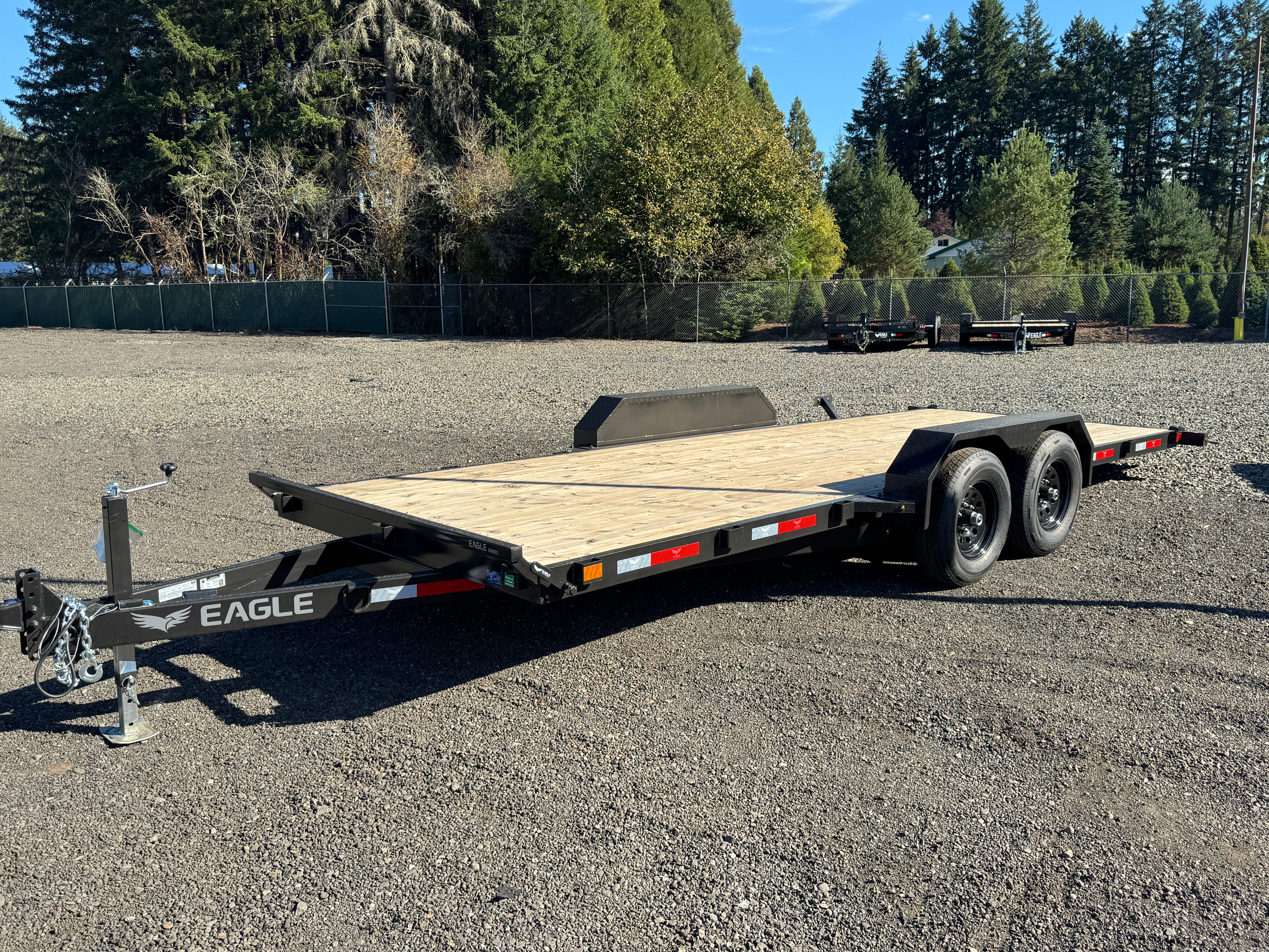 Eagle 10K Flatbed Trailer - Full Tilt Deck - 20' Deck