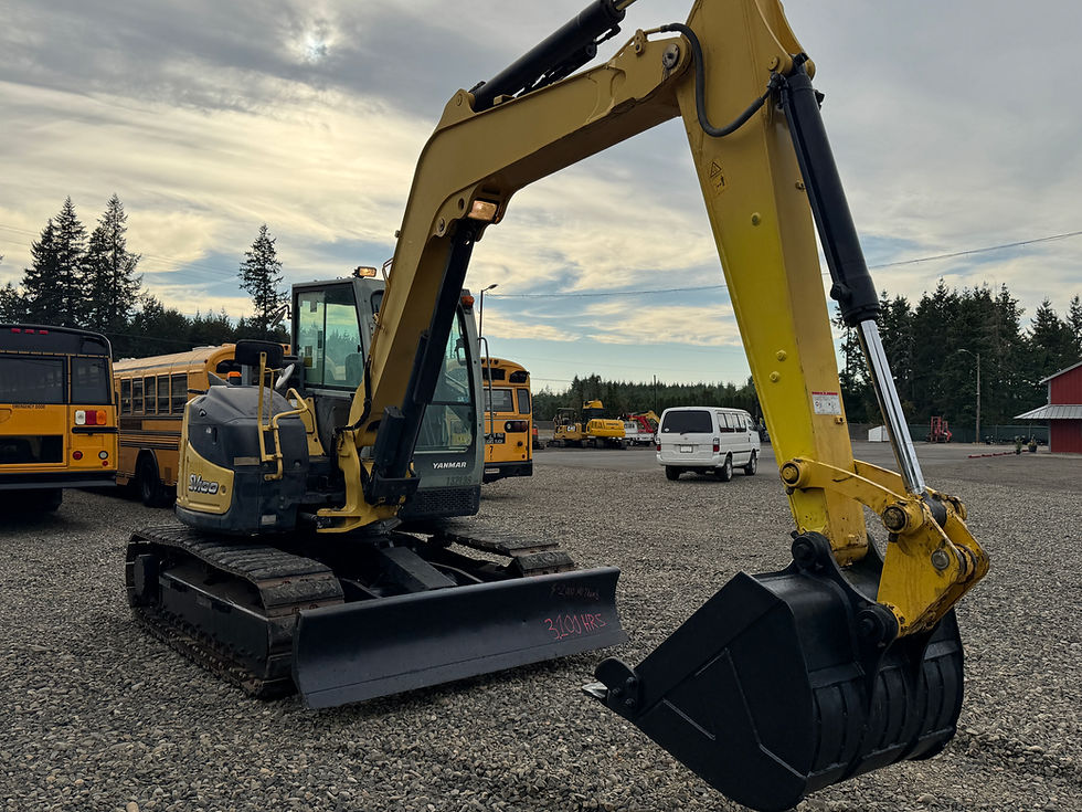 Thumbnail: Yanmar SV100 Excavator - 22K LB- Enclosed Cab Heat & AC