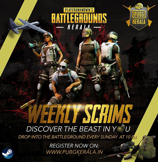 PUBG KERALA WEEKLY SCRIMS