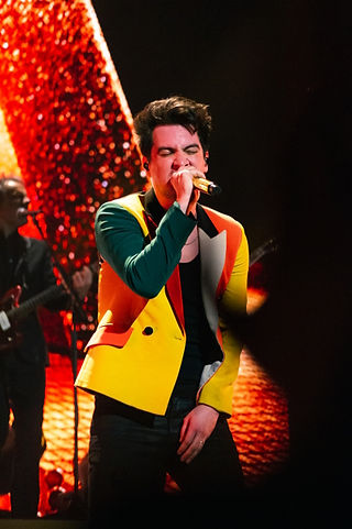 Panic! at the Disco on stage in London in part of their farewell tour.