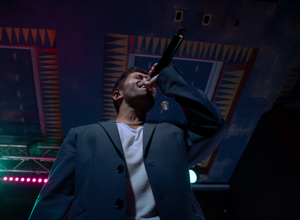 Jake Miller playing a lively set in San Diego at the Voodoo Room at the House of Blues.