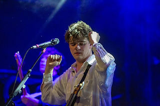 The Academic performing at the Bowery Ballroom in NYC.