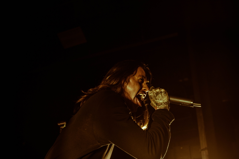 Post-hardcore/metalcore band Bad Omens performing at Winnipeg's Park Theatre.