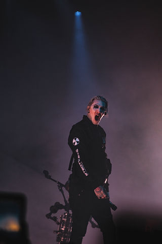 Motionless In White live on stage in Fargo.