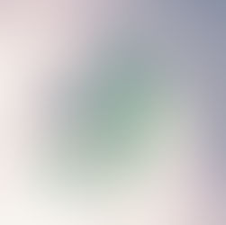 Translucent geometric shapes in pastel shades overlap on a soft background. Text reads "VOLUMES" and "Mirror Touch." Calm, abstract design.