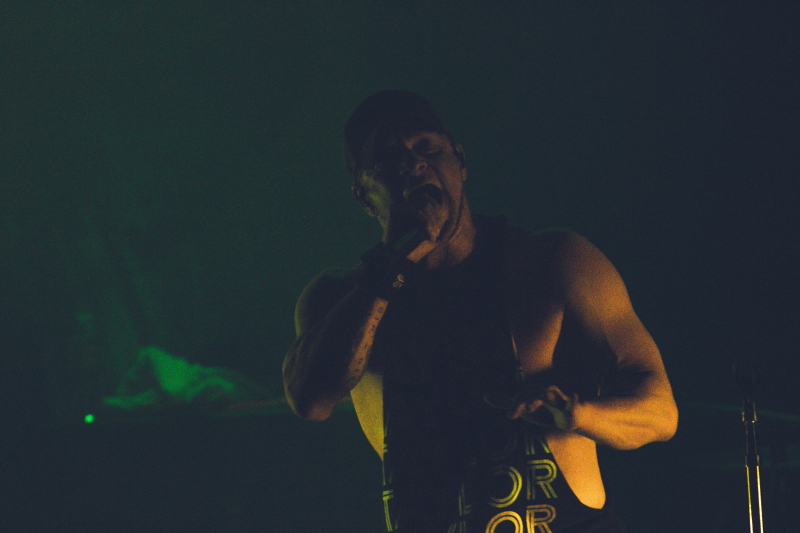 Alternative metal band All That Remains performing at Winnipeg's Park Theatre.