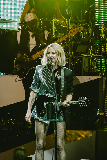 The Chicks live on stage in Winnipeg, MB on September 11, 2023 at the Canada Life Centre.