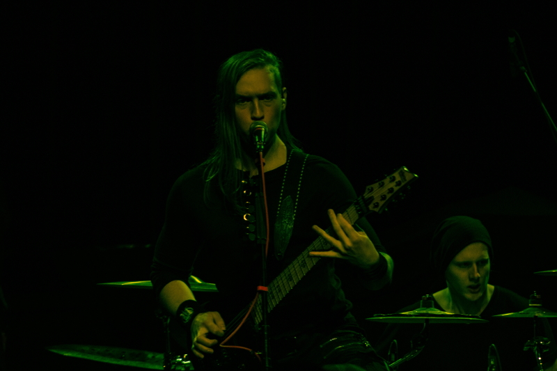 Metal band Uncured performing at The Park Theatre in Winnipeg.