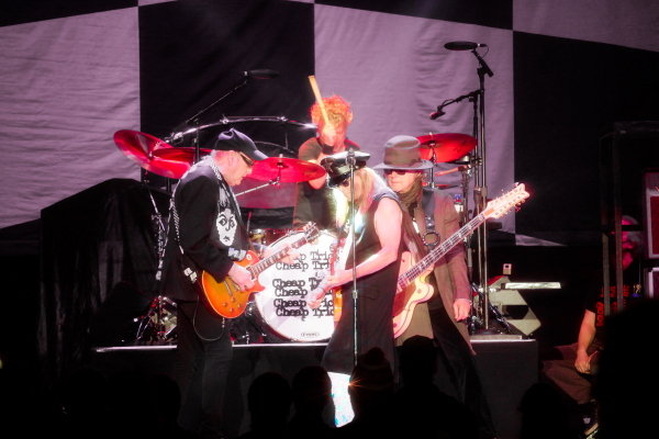 Cheap Trick performing in Regina, SK on the Brandt Centre stage.