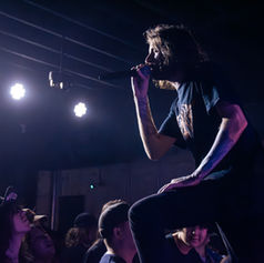 Opal In Sky performing at Sidestage in Winnipeg, Manitoba, Canada.