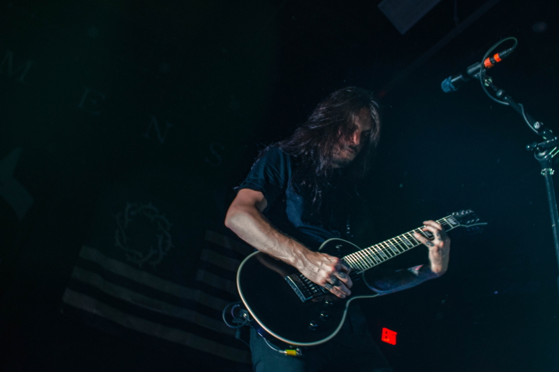 Post-hardcore/metalcore band Bad Omens performing at Winnipeg's Park Theatre.