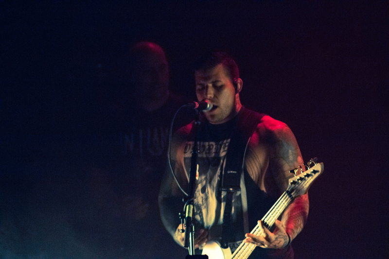 Alternative metal band All That Remains performing at Winnipeg's Park Theatre.