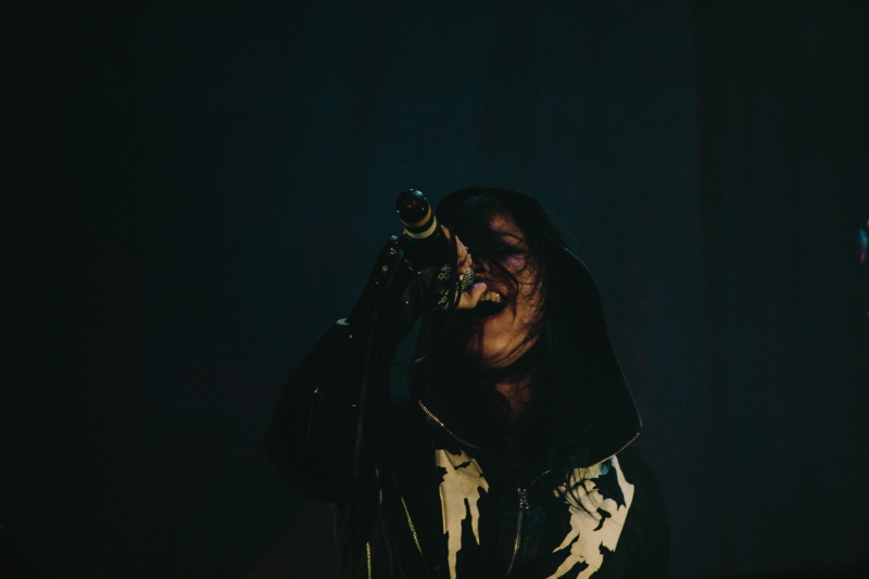 Gothic metal/alternative metal band Lacuna Coil performing at Winnipeg's Park Theatre.