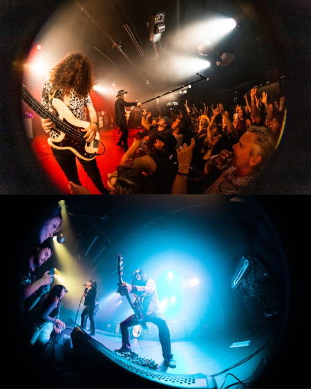 Dirty Honey rocking the stage of Louis' in Saskatoon, SK.