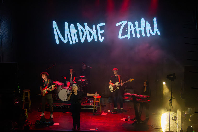 Maddie Zahm performing in San Diego on March 15, 2024 at The Music Box.