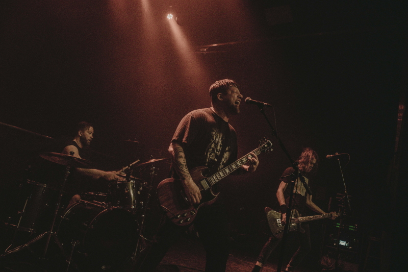 Manitoba hardcore outfit Sights & Sounds performing at The Park Theatre.