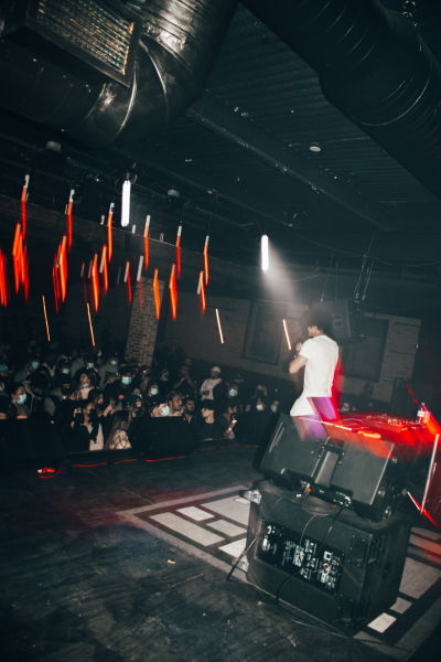 Kidd Foster performing at Exchange Event Centre in Winnipeg, Manitoba.
