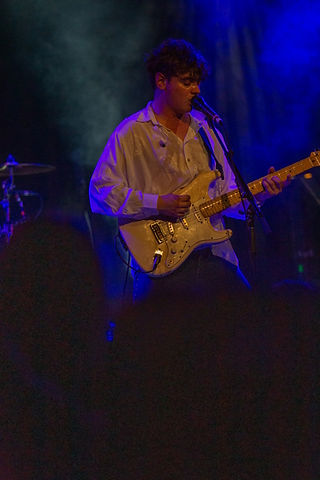 The Academic performing at the Bowery Ballroom in NYC.