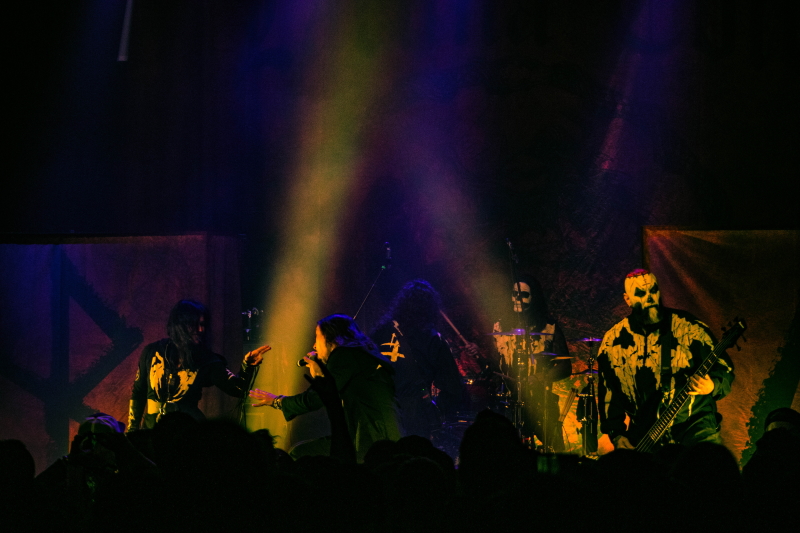 Gothic metal/alternative metal band Lacuna Coil performing at Winnipeg's Park Theatre.