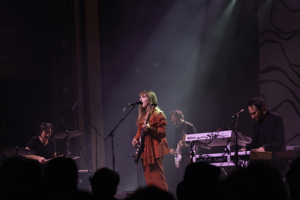 Madison Cunningham and her band performing at Webster Hall in in New York City.