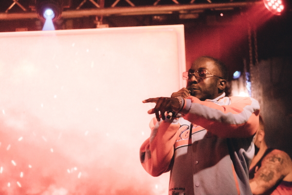 Myazwe performing at the Exchange Event Centre in Winnipeg, Manitoba.