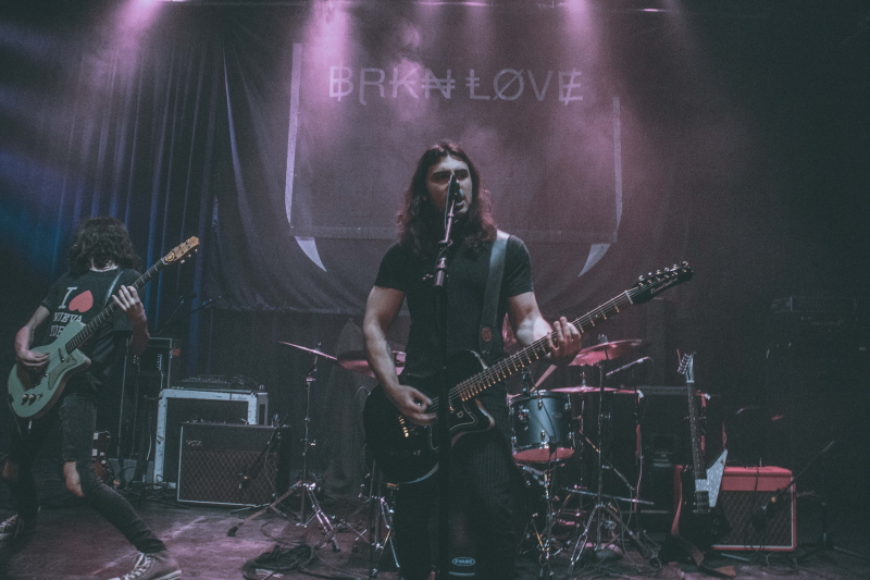 Toronto rockers BRKN Love performing at The Park Theatre.