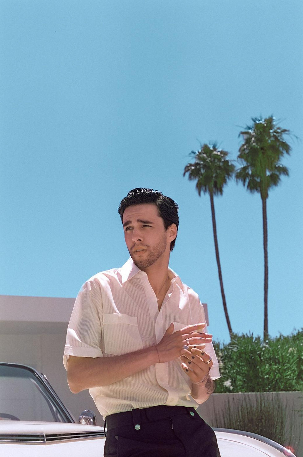 The latest press shot for singer-songwriter Stephen Sanchez.