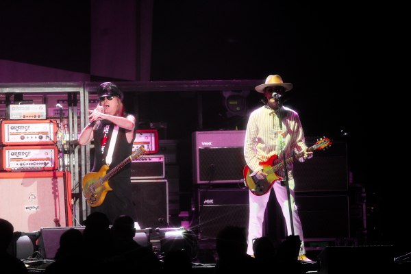 Cheap Trick performing in Regina, SK on the Brandt Centre stage.